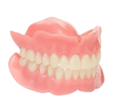 Monolithic replica denture